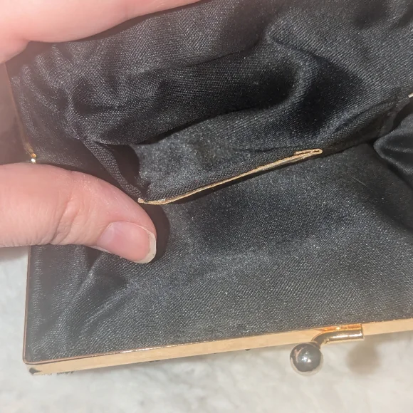 Marshall Fields Glass Beaded Evening Bag - Picture 6 of 8